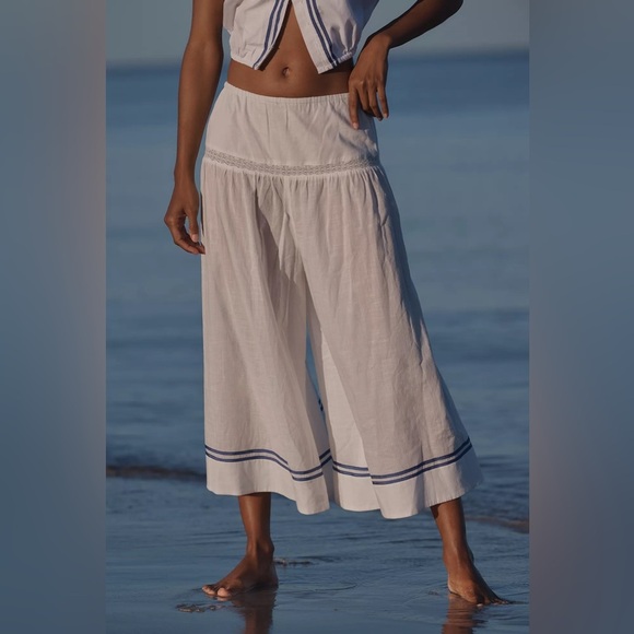NWT! Anthropologie Celandine Beachy Culotte Pants - Size Medium 🎡